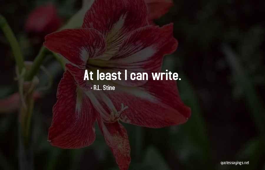 Humblot Peintre Quotes By R.L. Stine