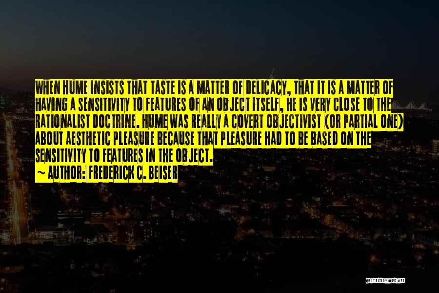 Hume Quotes By Frederick C. Beiser