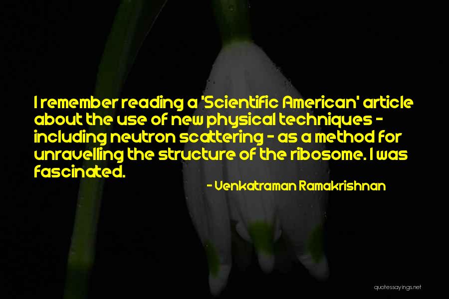 Humeniuk Mckinney Quotes By Venkatraman Ramakrishnan Humeniuk Mckinney Quotes By Venkatraman Ramakrishnan