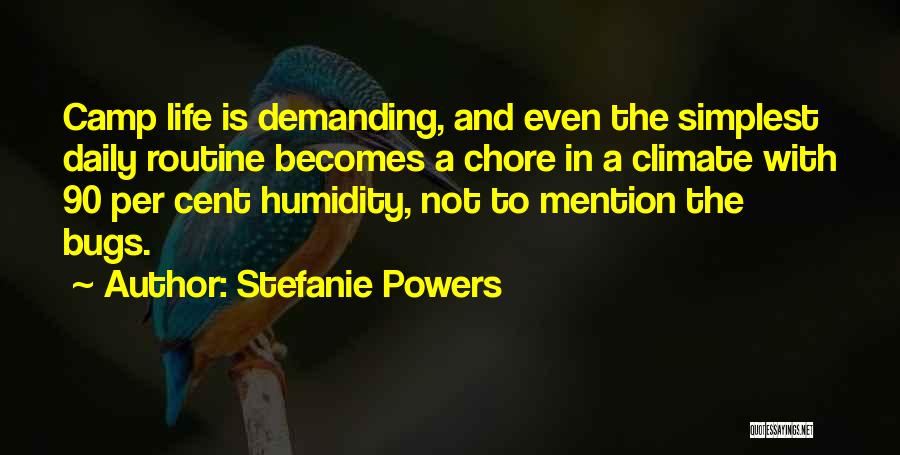 Humidity Quotes By Stefanie Powers
