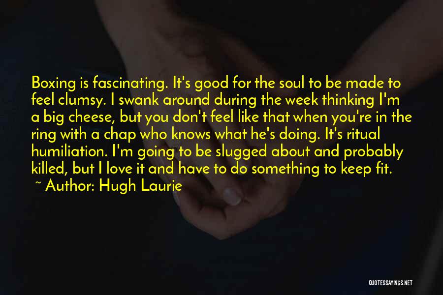 Humiliation Love Quotes By Hugh Laurie