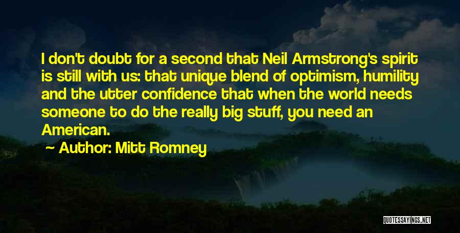 Humility And Confidence Quotes By Mitt Romney