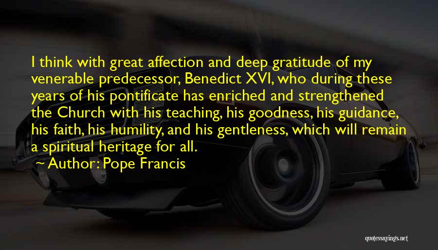 Humility And Gratitude Quotes By Pope Francis