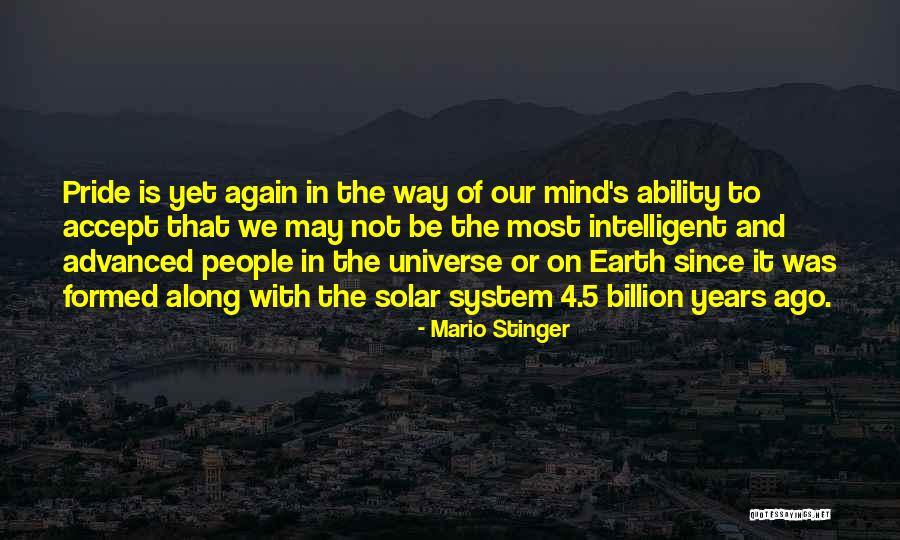 Humility And Pride Quotes By Mario Stinger