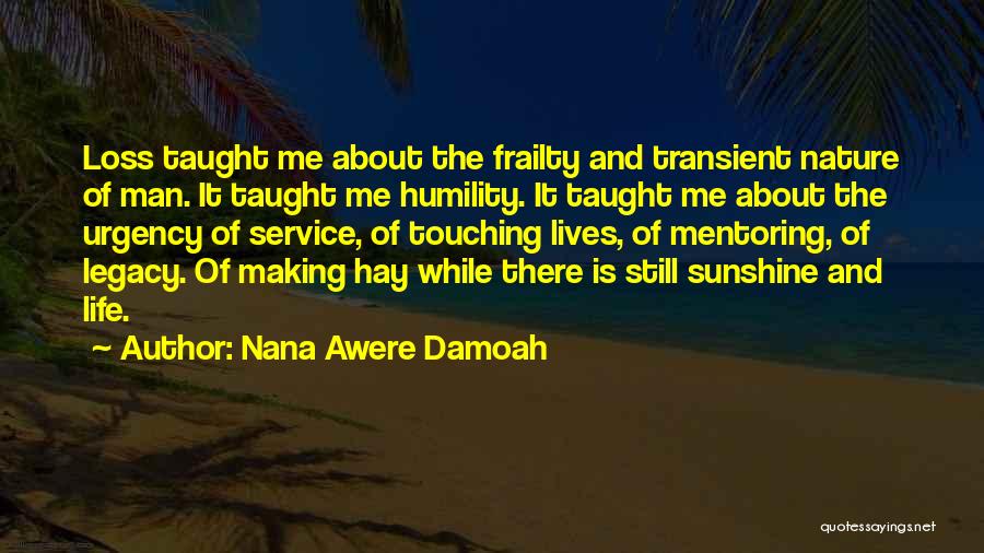 Humility And Service Quotes By Nana Awere Damoah