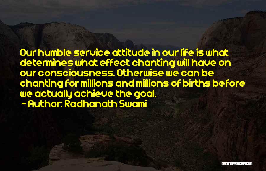 Humility And Service Quotes By Radhanath Swami