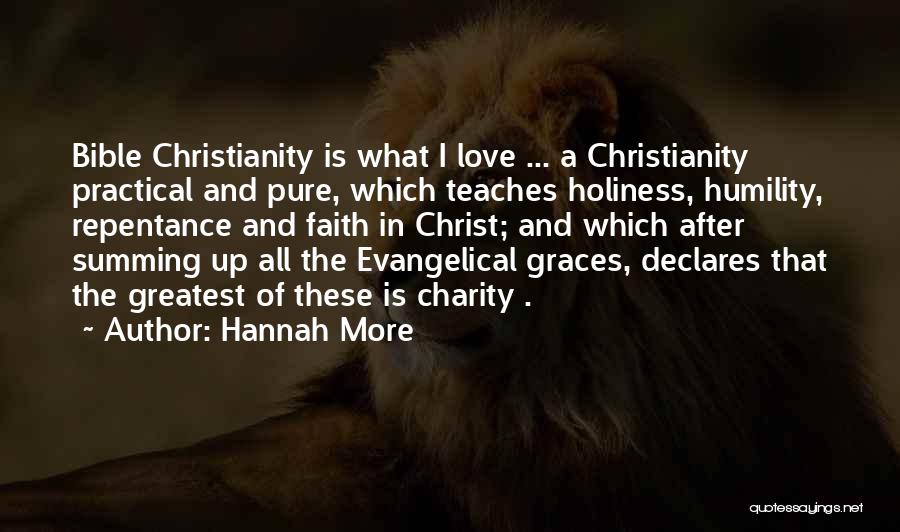 Humility Bible Quotes By Hannah More