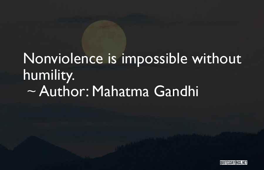 Humility By Mahatma Gandhi Quotes By Mahatma Gandhi