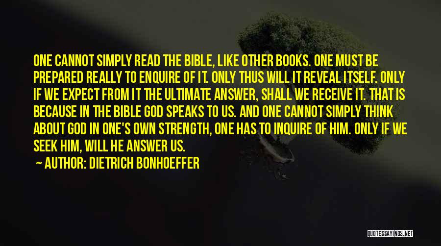 Humility In The Bible Quotes By Dietrich Bonhoeffer