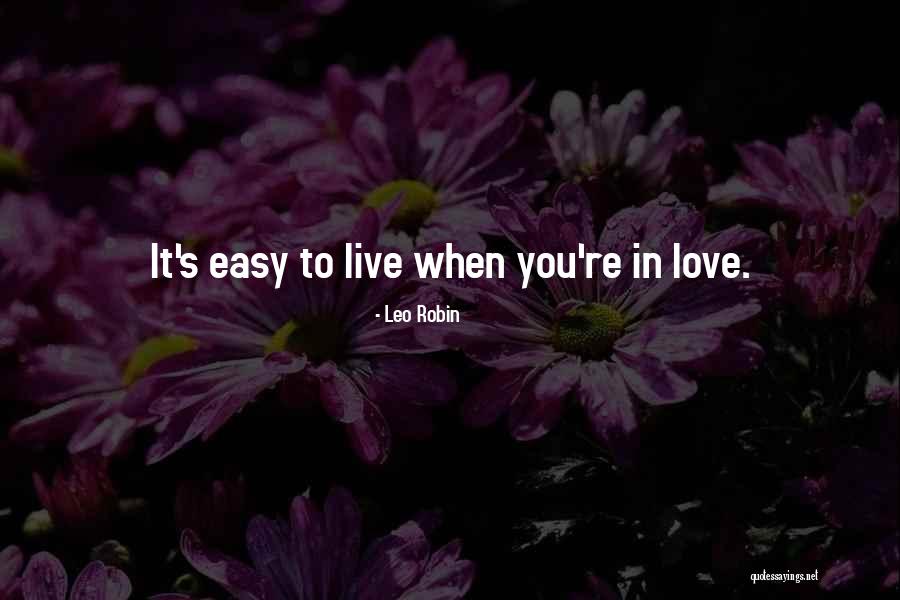 Humiston Obits Quotes By Leo Robin