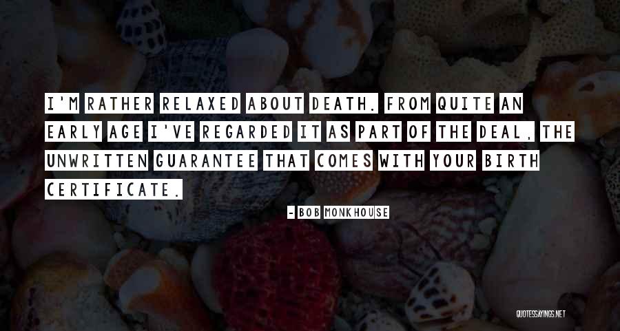 Humor Age Quotes By Bob Monkhouse Humor Age Quotes By Bob Monkhouse