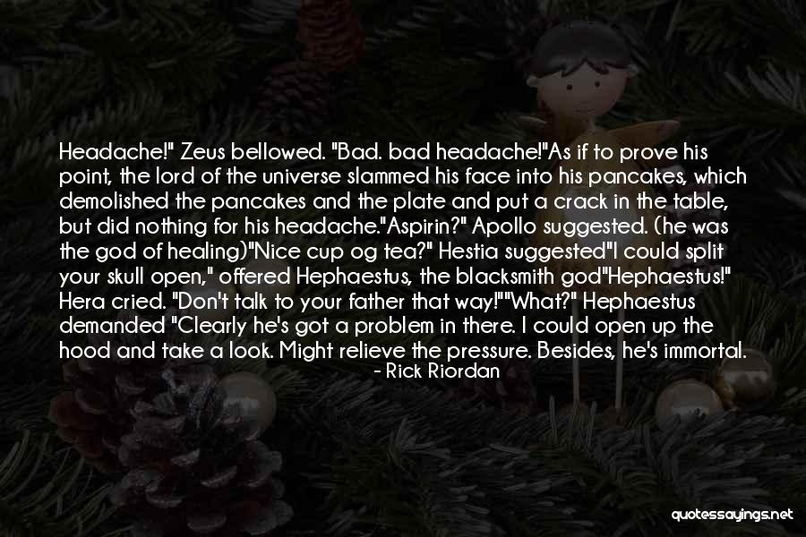Humor And Healing Quotes By Rick Riordan Humor And Healing Quotes By Rick Riordan