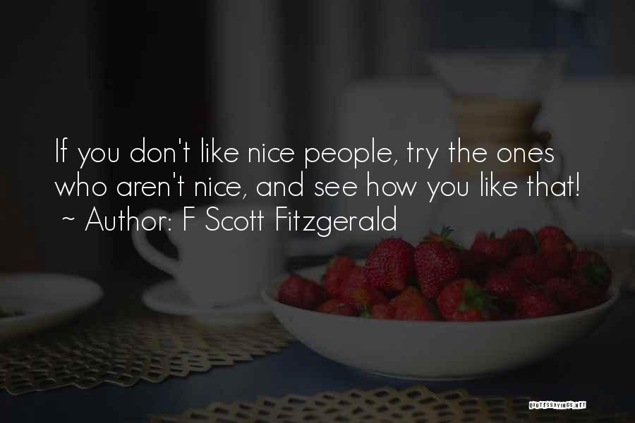 Humor And Wisdom Quotes By F Scott Fitzgerald