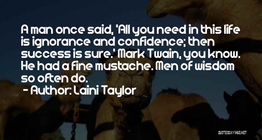 Humor And Wisdom Quotes By Laini Taylor