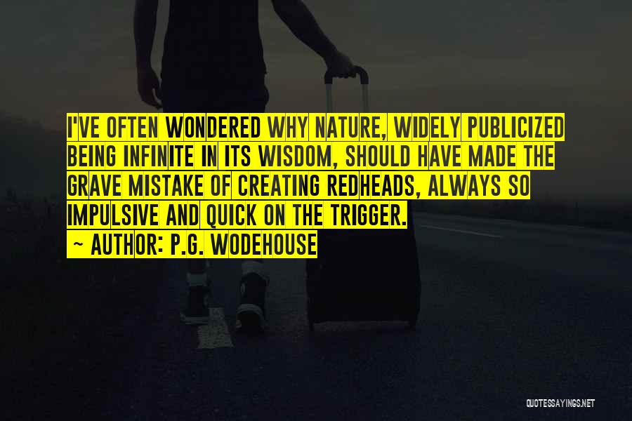 Humor And Wisdom Quotes By P.G. Wodehouse
