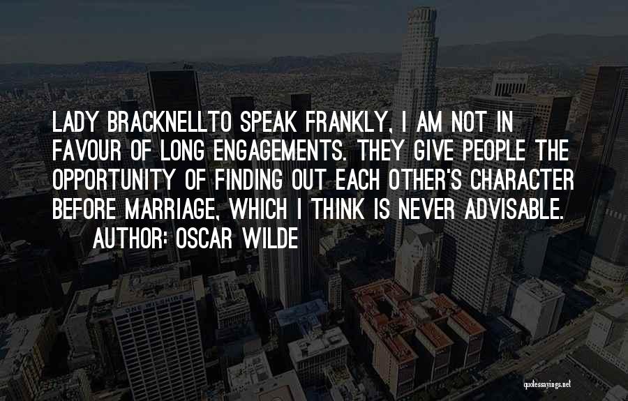 Humor In Marriage Quotes By Oscar Wilde