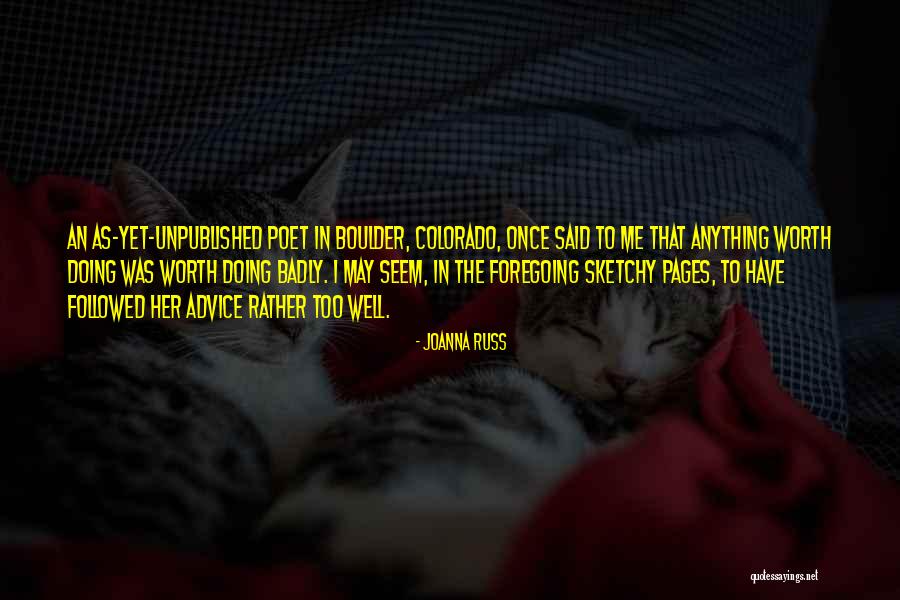 Humor Poet Quotes By Joanna Russ Humor Poet Quotes By Joanna Russ