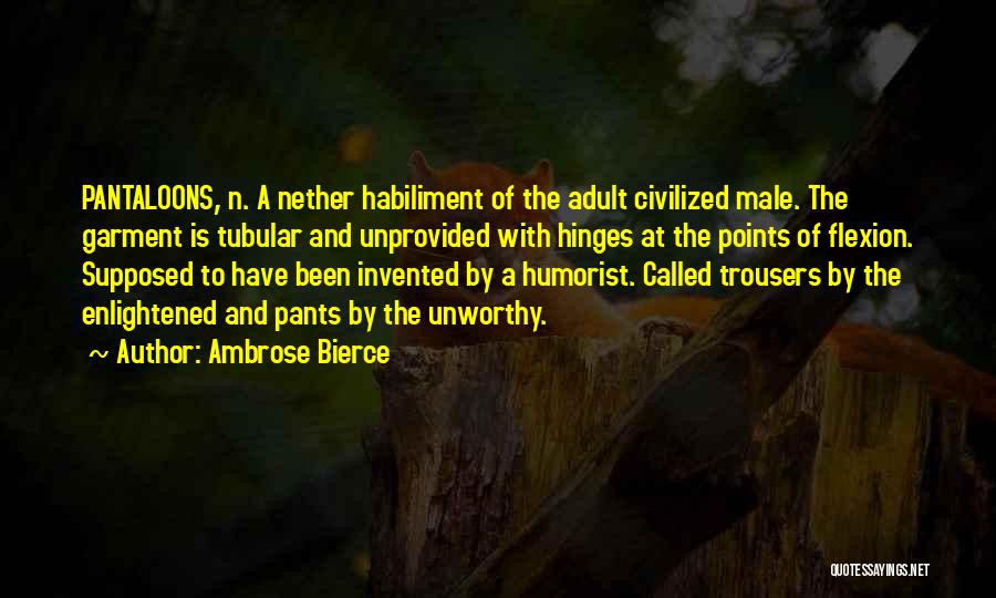 Humorist Quotes By Ambrose Bierce