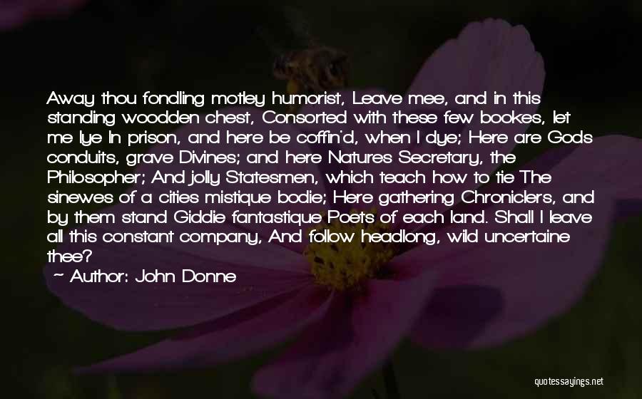 Humorist Quotes By John Donne