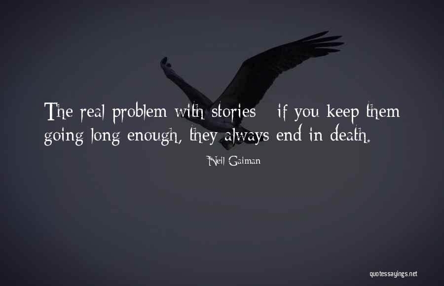 Humorous Death Quotes By Neil Gaiman