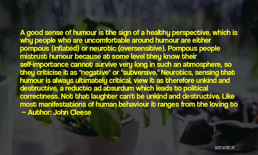 Humour And Laughter Quotes By John Cleese