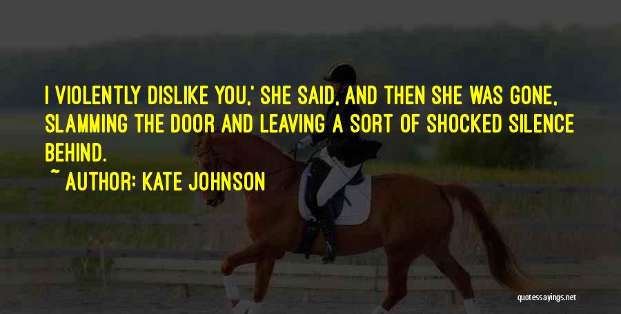 Humour And Love Quotes By Kate Johnson