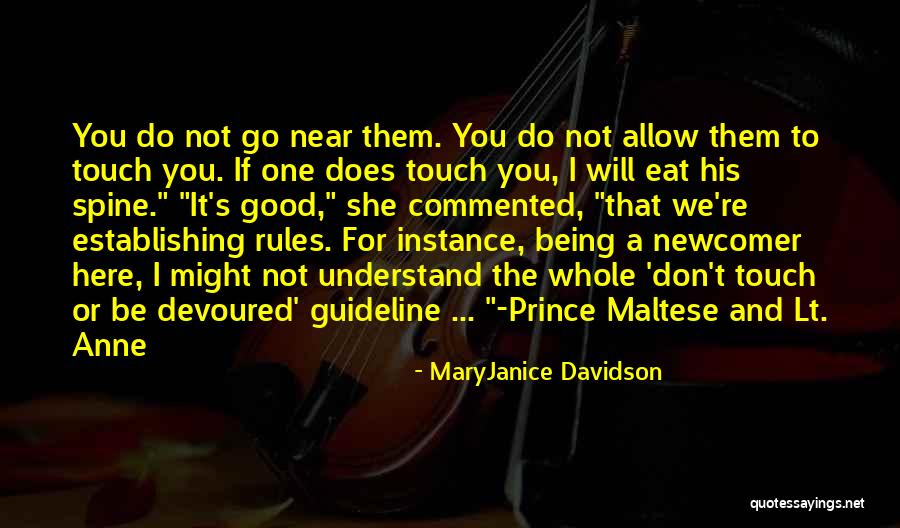 Humouring Someone Quotes By MaryJanice Davidson