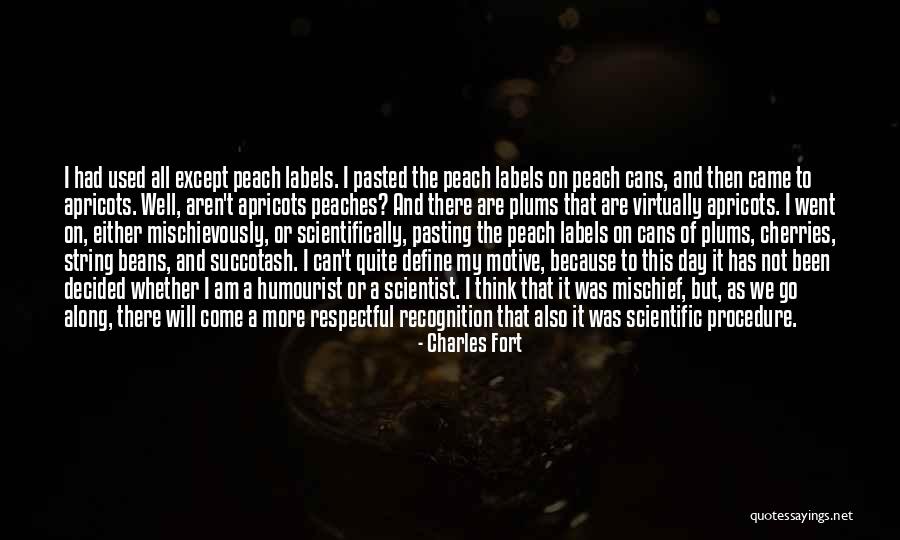 Humourist Quotes By Charles Fort Humourist Quotes By Charles Fort