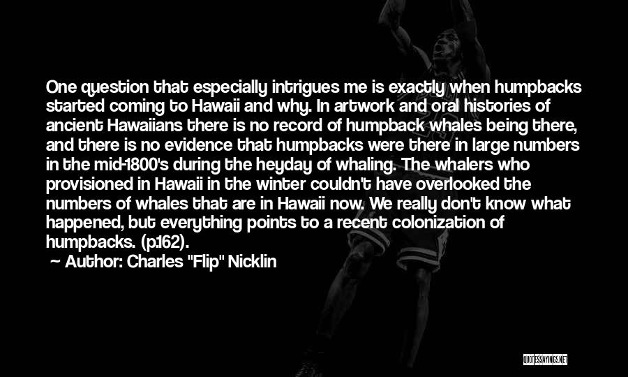 Humpback Whales Quotes By Charles 