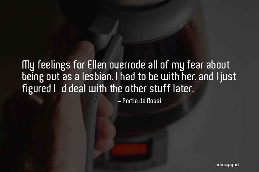 Hunches Synonym Quotes By Portia De Rossi