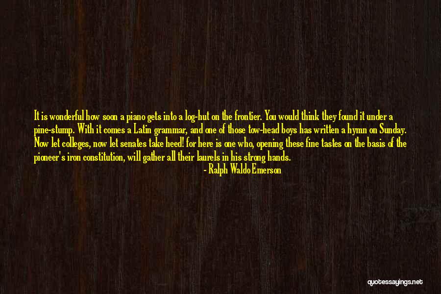 Hundder Quotes By Ralph Waldo Emerson Hundder Quotes By Ralph Waldo Emerson