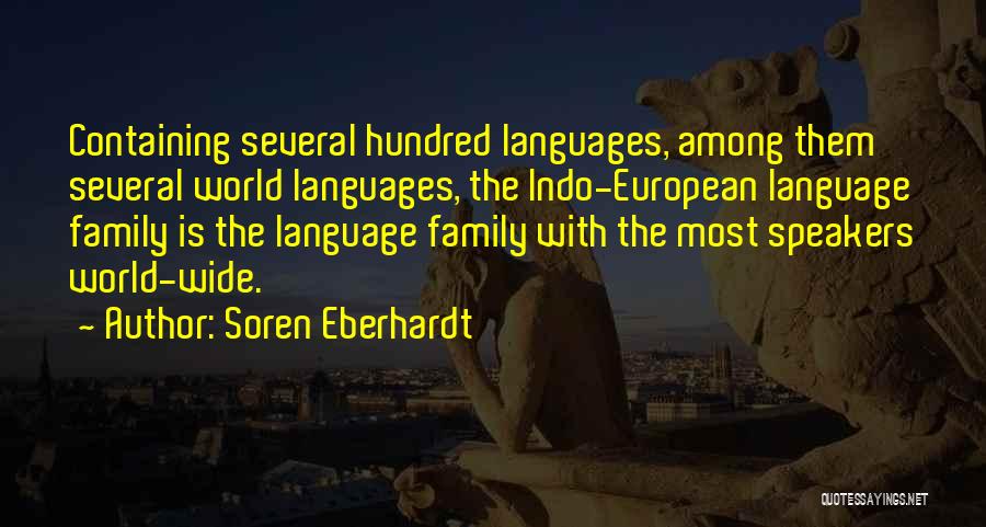 Hundred Languages Quotes By Soren Eberhardt