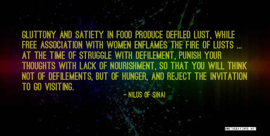Hunger And Food Quotes By Nilus Of Sinai Hunger And Food Quotes By Nilus Of Sinai