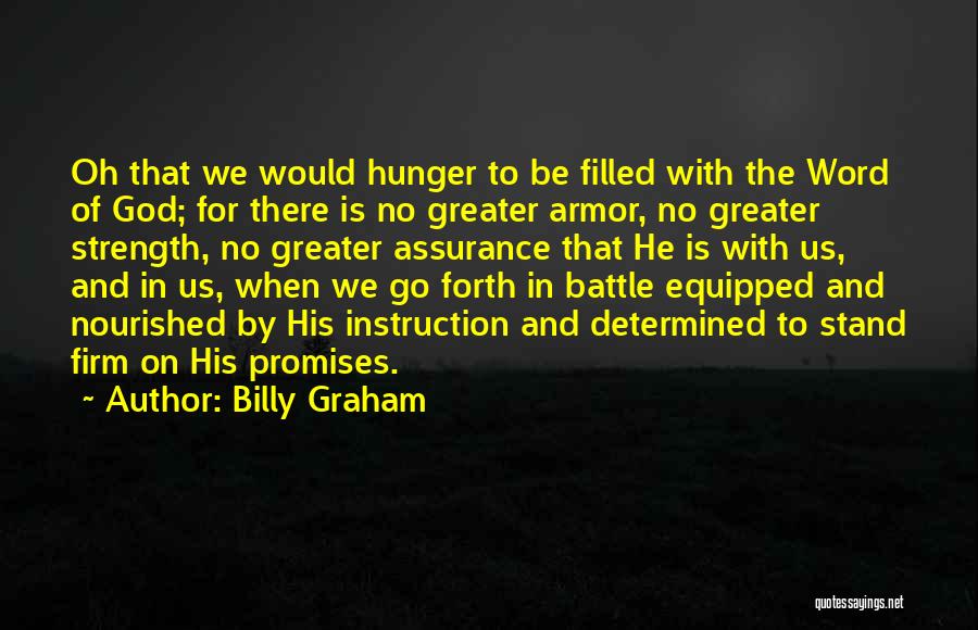 Hunger For God's Word Quotes By Billy Graham