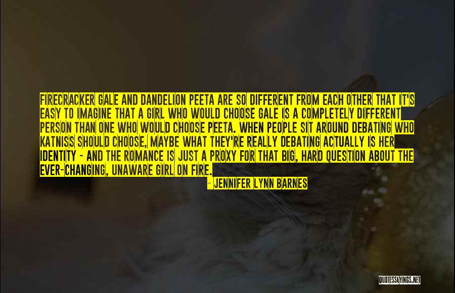 Hunger Games Peeta Quotes By Jennifer Lynn Barnes