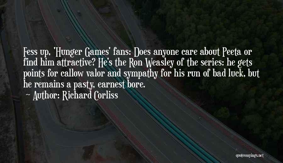 Hunger Games Peeta Quotes By Richard Corliss