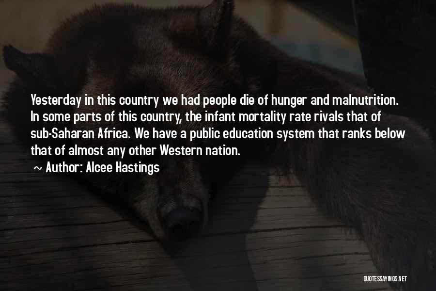 Hunger In Africa Quotes By Alcee Hastings