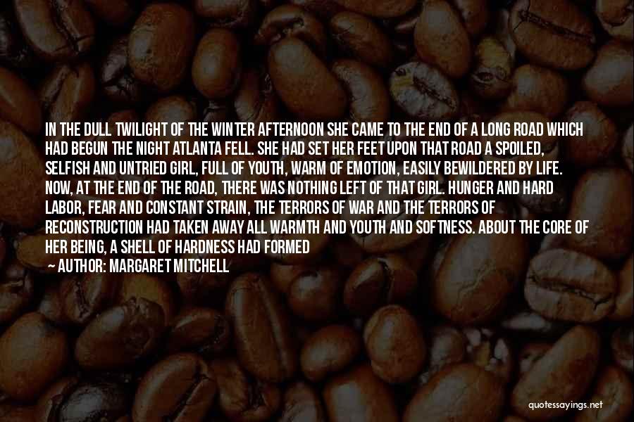 Hunger In Night Quotes By Margaret Mitchell