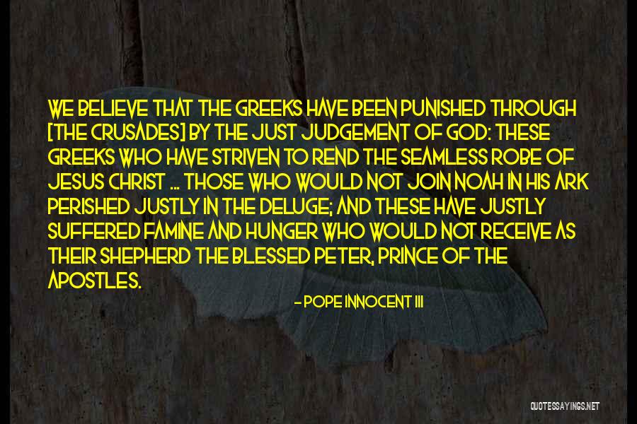 Hunger Of God Quotes By Pope Innocent III Hunger Of God Quotes By Pope Innocent III