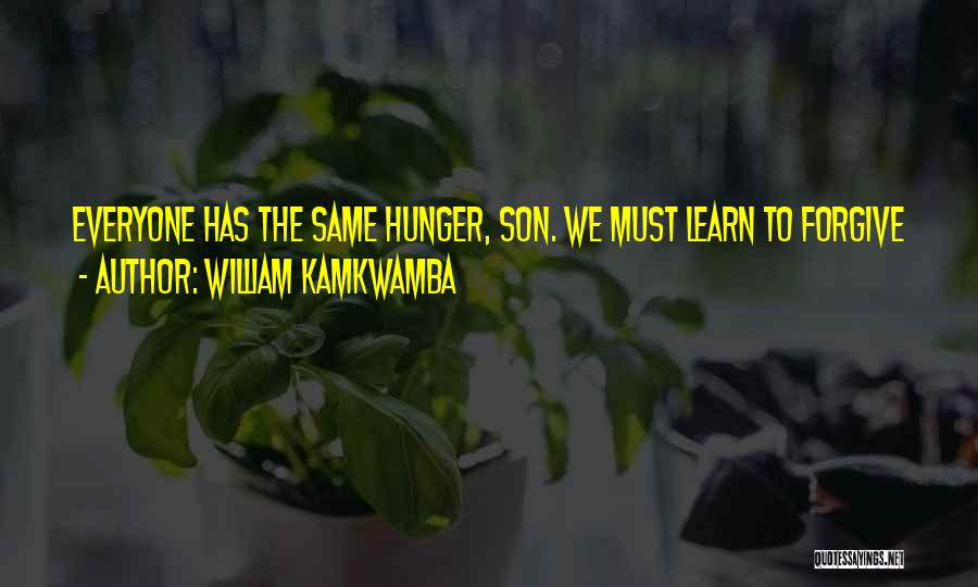 Hunger To Learn Quotes By William Kamkwamba