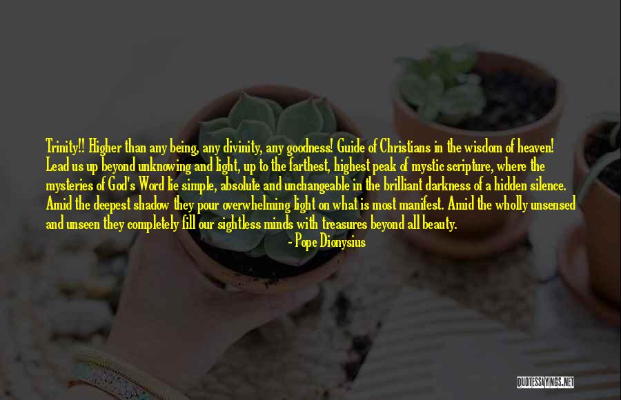 Hungersome Quotes By Pope Dionysius Hungersome Quotes By Pope Dionysius