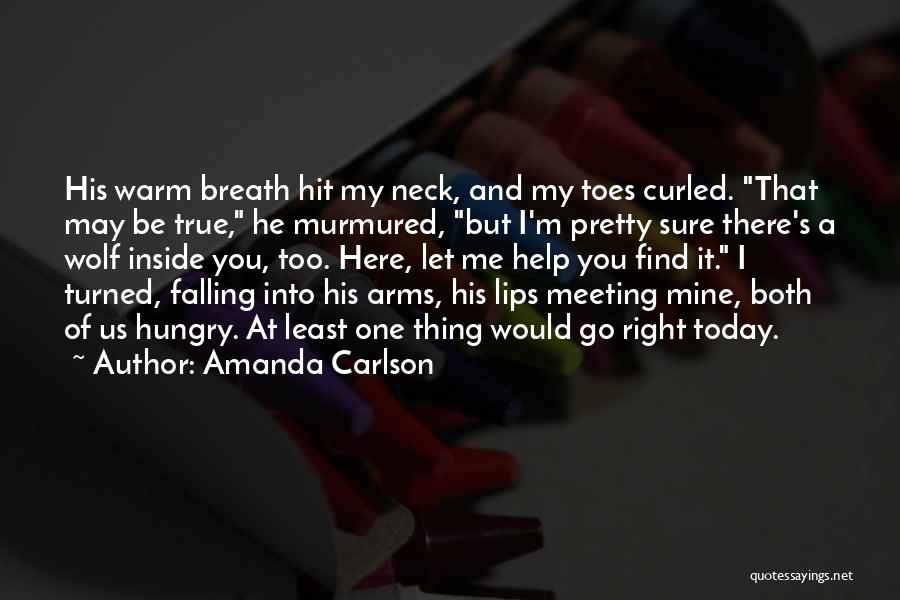 Hungry Wolf Quotes By Amanda Carlson
