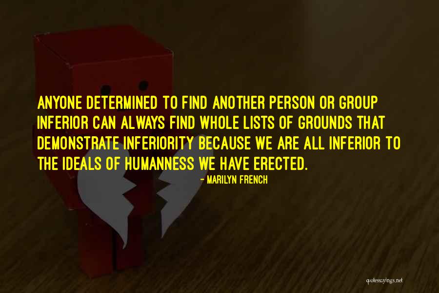 Hunnifords Quotes By Marilyn French Hunnifords Quotes By Marilyn French