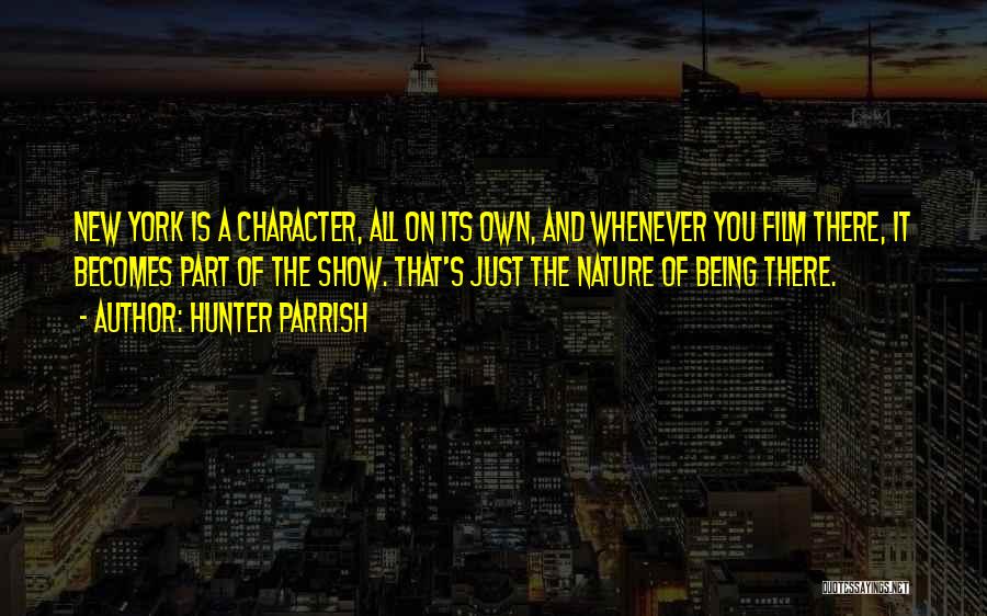 Hunter X Hunter Character Quotes By Hunter Parrish