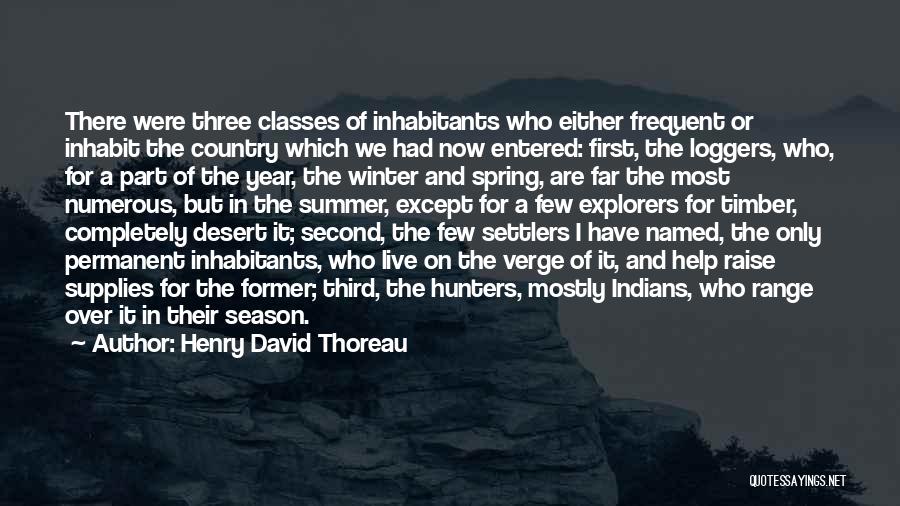 Hunters Quotes By Henry David Thoreau