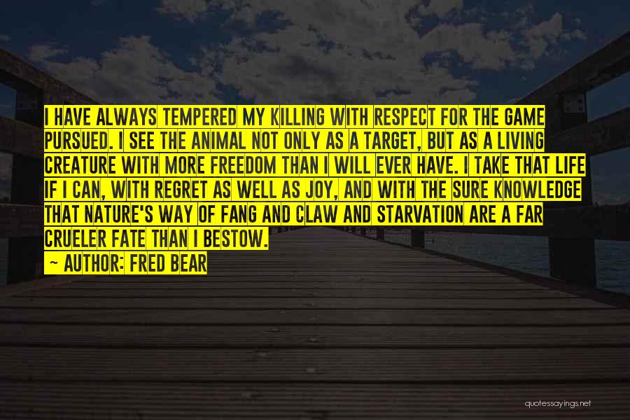 Hunting And Nature Quotes By Fred Bear