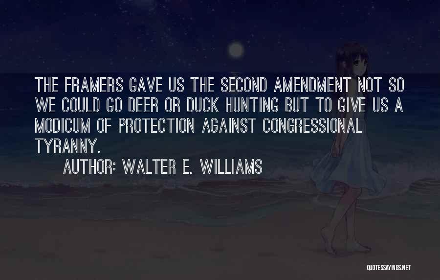Hunting Ducks Quotes By Walter E. Williams