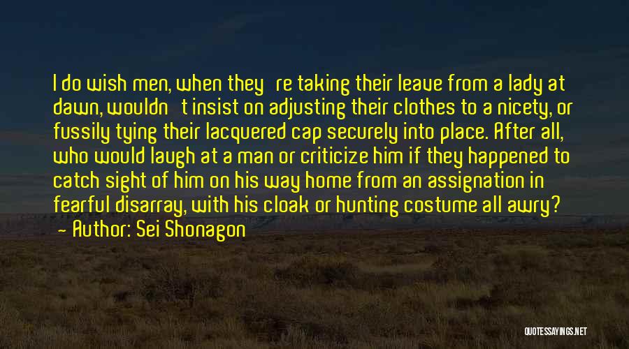 Hunting Man Quotes By Sei Shonagon