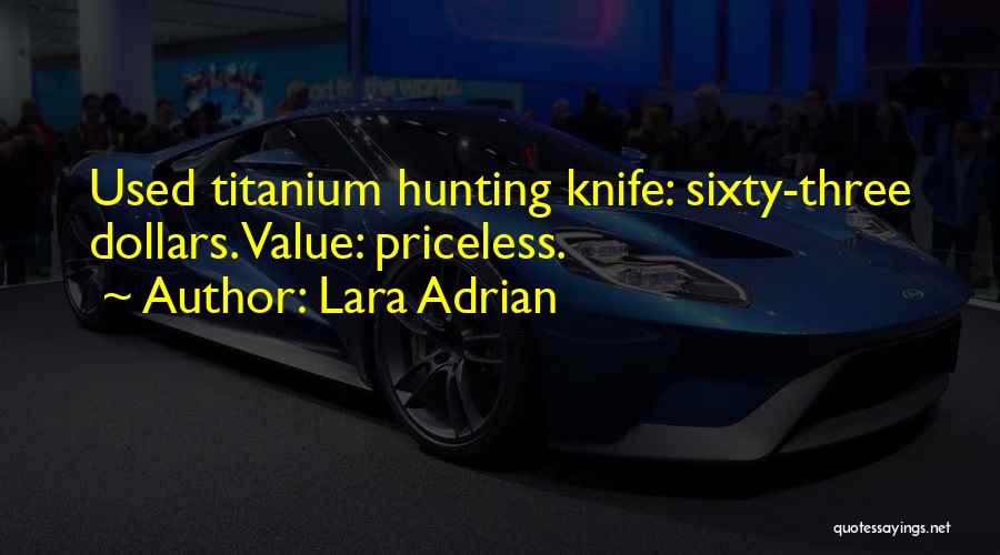 Hunting Quotes By Lara Adrian