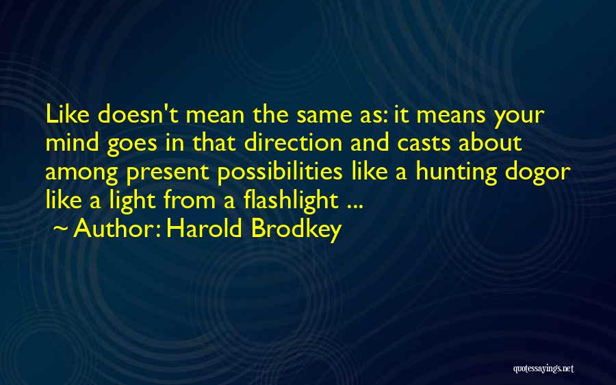 Hunting With Dogs Quotes By Harold Brodkey